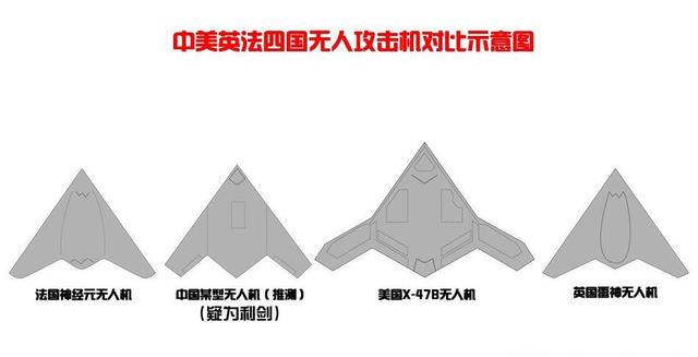 邻国隐身无人机亮相,外形酷似我国"利剑
