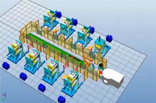 工业机器人在轻合金重力铸造自动化中的应用