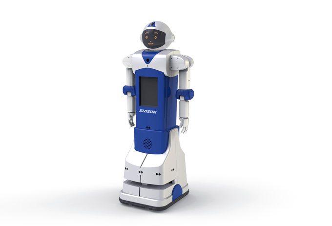 新松迎宾展示机器人