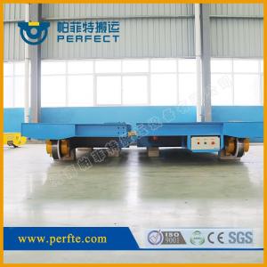 销售7吨轨道供电平车 电动过跨车组装车