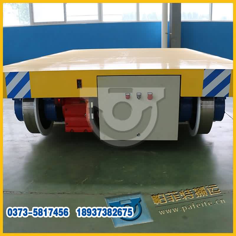 2017年新研发冶金制钢90°转向导轨小车