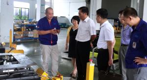 市工信委李宇君巡视员到广州市井源机电设备有限公司开展调研