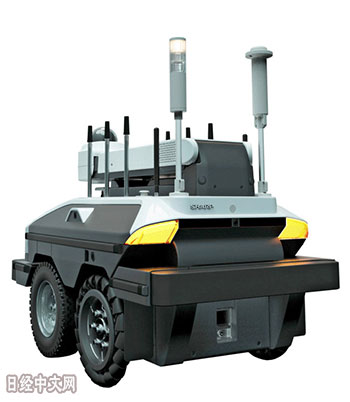 夏普研发车型保安监控机器人