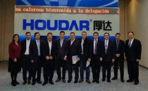 墨西哥新莱昂州州长携代表团莅临厚达智能参观交流