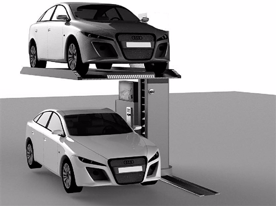 一个车位停两辆车 智能停车机器人来杭州啦