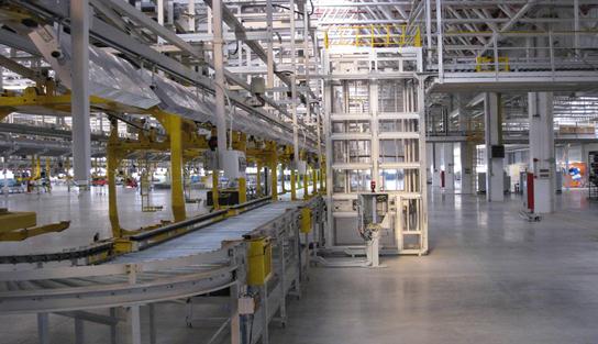 汽车部件输送线