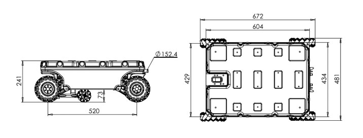 二次开发机器人移动底盘 接口丰富 软件开源 支持ROS系统 stm32开发板