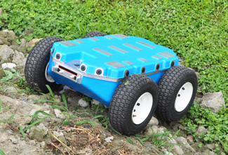 四轮差动机器人移动底盘  接口丰富 软件开源 室外巡检机器人 探险越野机器人