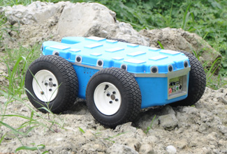 四轮差动机器人移动底盘  接口丰富 软件开源 室外巡检机器人 探险越野机器人