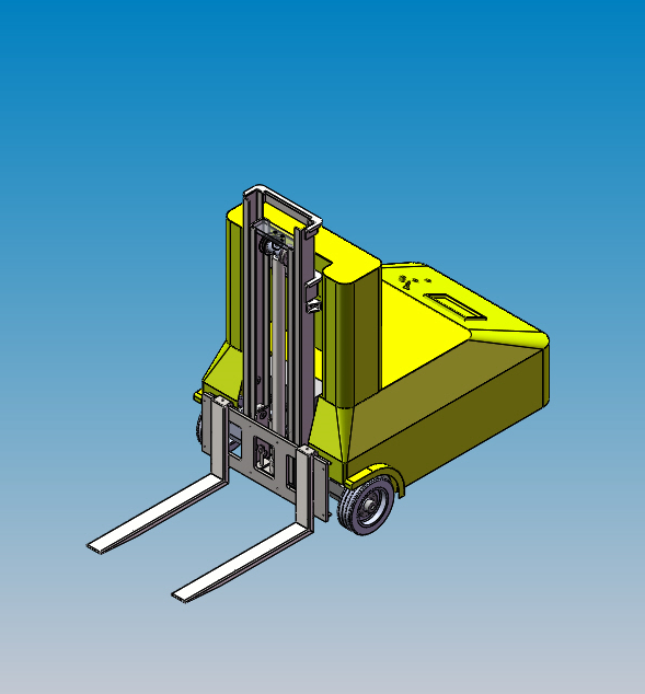 叉举式AGV_AGV小车防爆改装_深圳壹赛联
