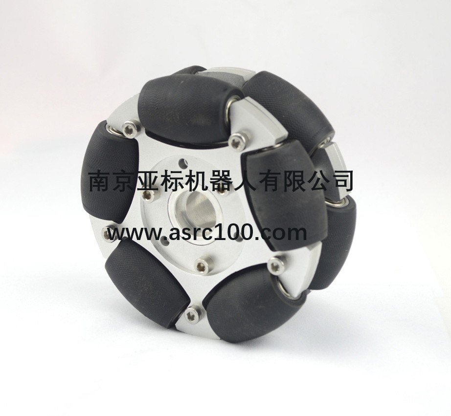 一组5寸(127mm)铝合金全向轮 AGV轮