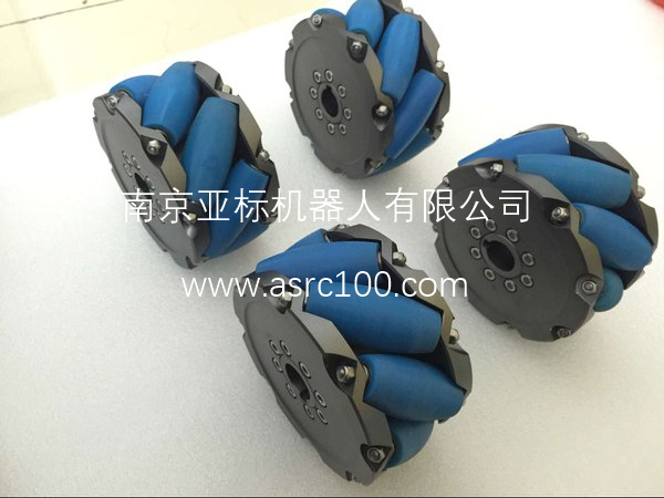 一组4个 14寸(355mm)中型麦克纳姆轮 全向轮 AGV轮