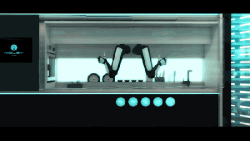 黑科技：全自动厨房来啦！动动手指机器人帮你做好饭！