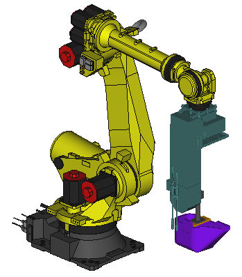 看工业机器人如何轻松应对重力浇注