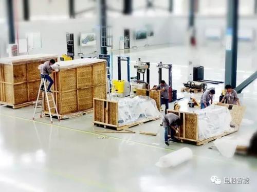 昆船智能深圳一项目AGV发运