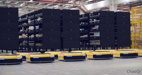 双十一有了AGV机器人 苏宁物流拣选员朋友圈步数常垫底