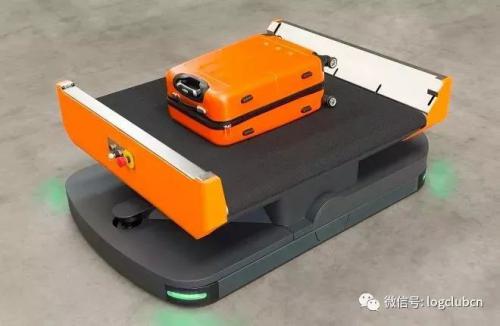 AGV小车取代机场行李运输系统中的固定输送分拣