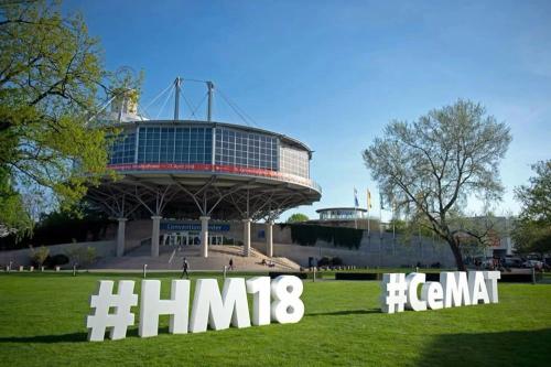 刚刚，镭神智能亮相2018德国汉诺威CeMAT