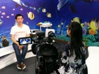 深圳电视台《创见未来》栏目组走进吉影水下机器人