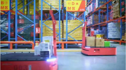 AICRobo机器人上阵应对618大促 智慧仓储将迎来普及化发展