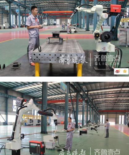 厉害了！鱼台这家公司的焊工机器人订单多、有人气