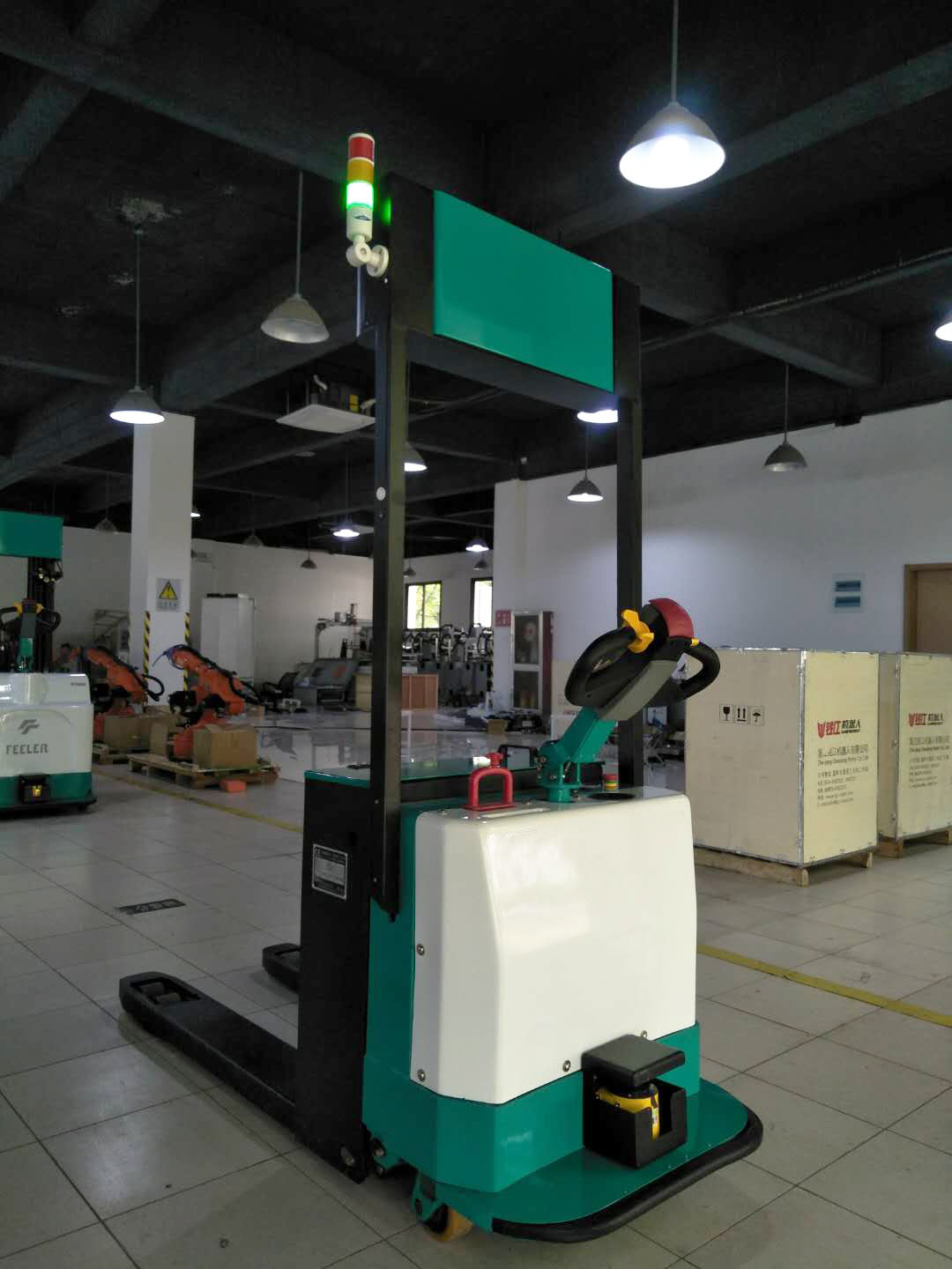 国辰牵星视觉导航AGV