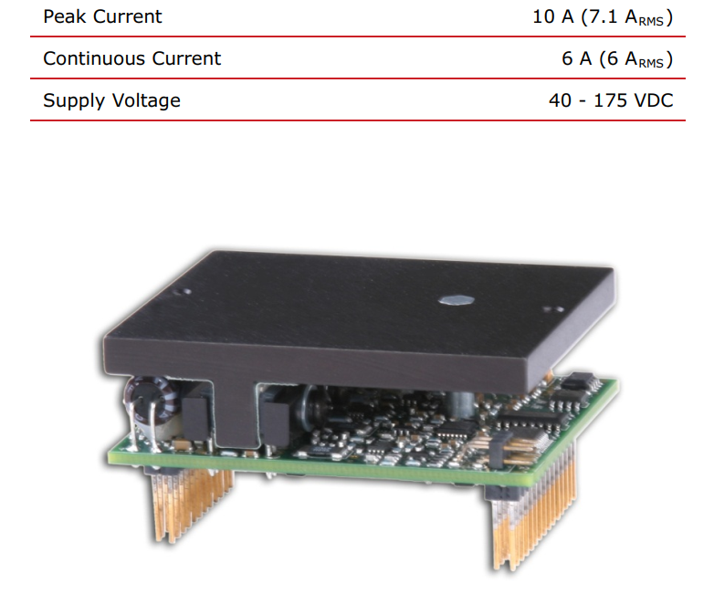 AMC RS232/485嵌入式直流驱动器