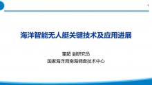 海洋智能无人艇关键技术及应用进展