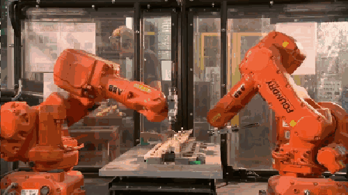 宝马曝光发动机缸体铸造车间，全靠机械化保证