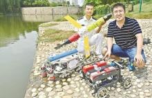 从海军军官的一句话找到灵感 大学生历时一年研发获全国大奖