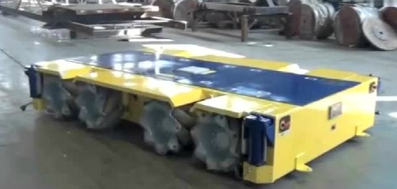 【视频】AGV的升级版——大吨位麦克纳姆轮转运平台AGV
