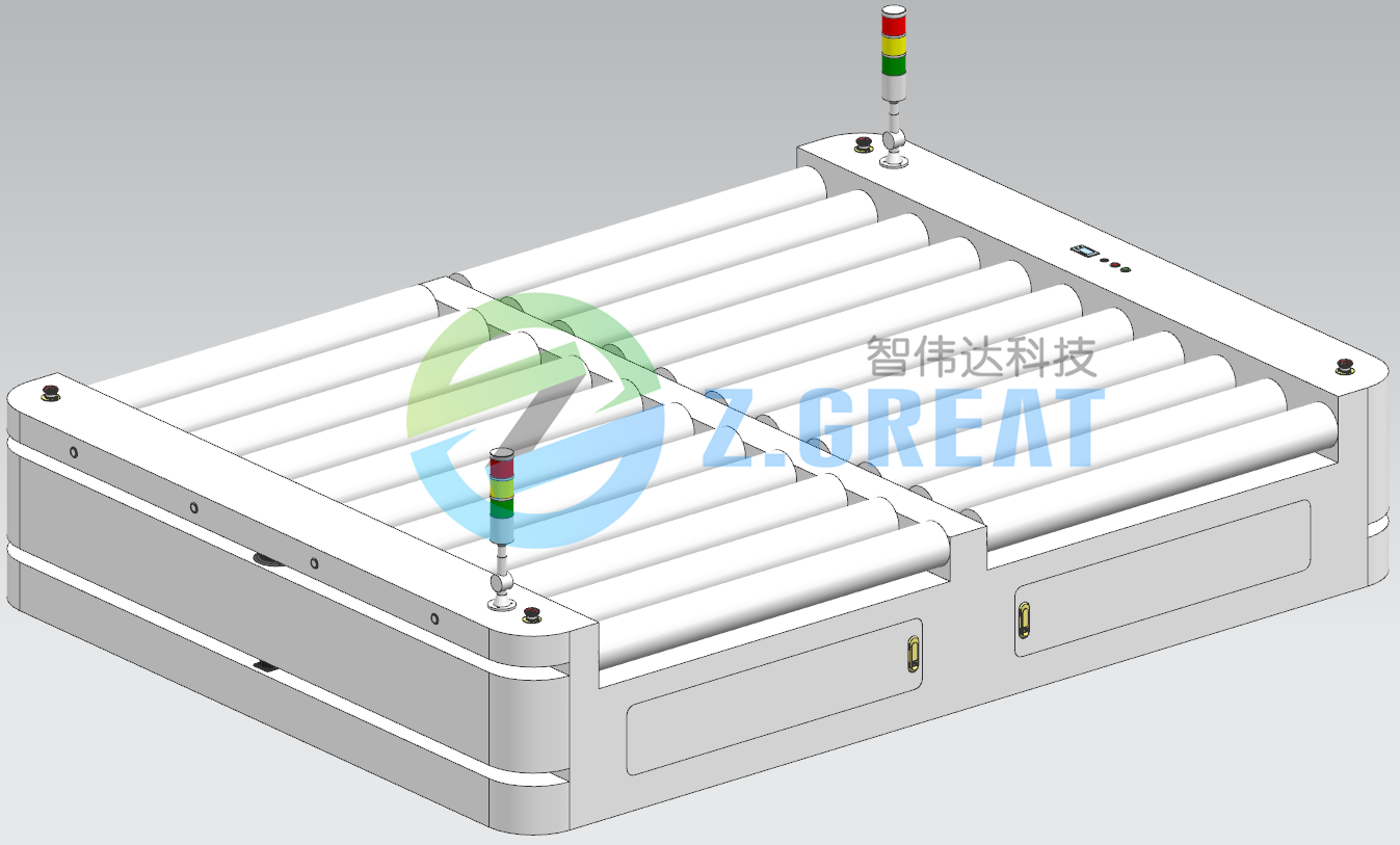 辊筒式AGV_智伟达科技AGV物流小车_智伟达科技AGV