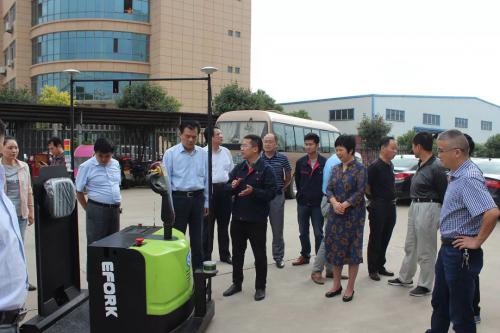 肥西县政协领导一行莅临安徽宇锋公司指导工作