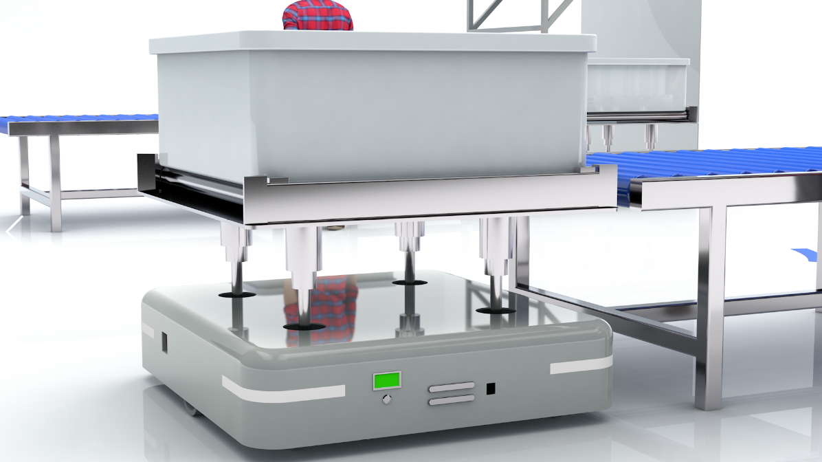 顶升滚筒搬运机器人