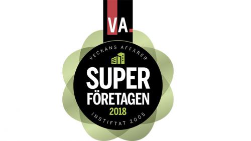 Micropower成功入围Veckans Affärer’s 2018超级公司名单
