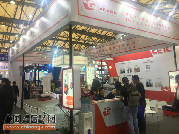 科钛激光SLAM顶升AGV惊艳亮相CeMAT ASIA 2018