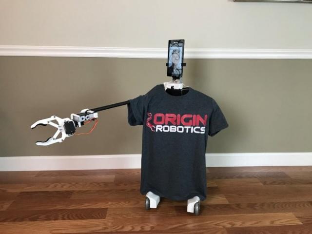 Origibot2：一台具备交互功能的远程呈现机器人