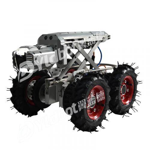 高清管道cctv检测,小型管道爬行机器人,www.landrobots.com