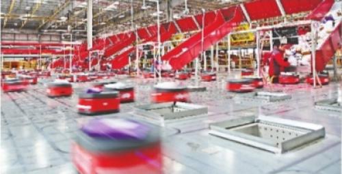 探访智慧物流：机器人拣货会互相礼让