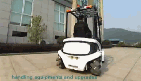 这种轮子叉车可以用，为什么汽车不可以？