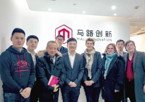 世界500强法国电信Orange公司莅临马路创新参观交流