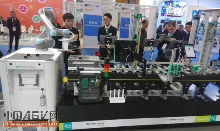 倍加福物流输送线+AGV