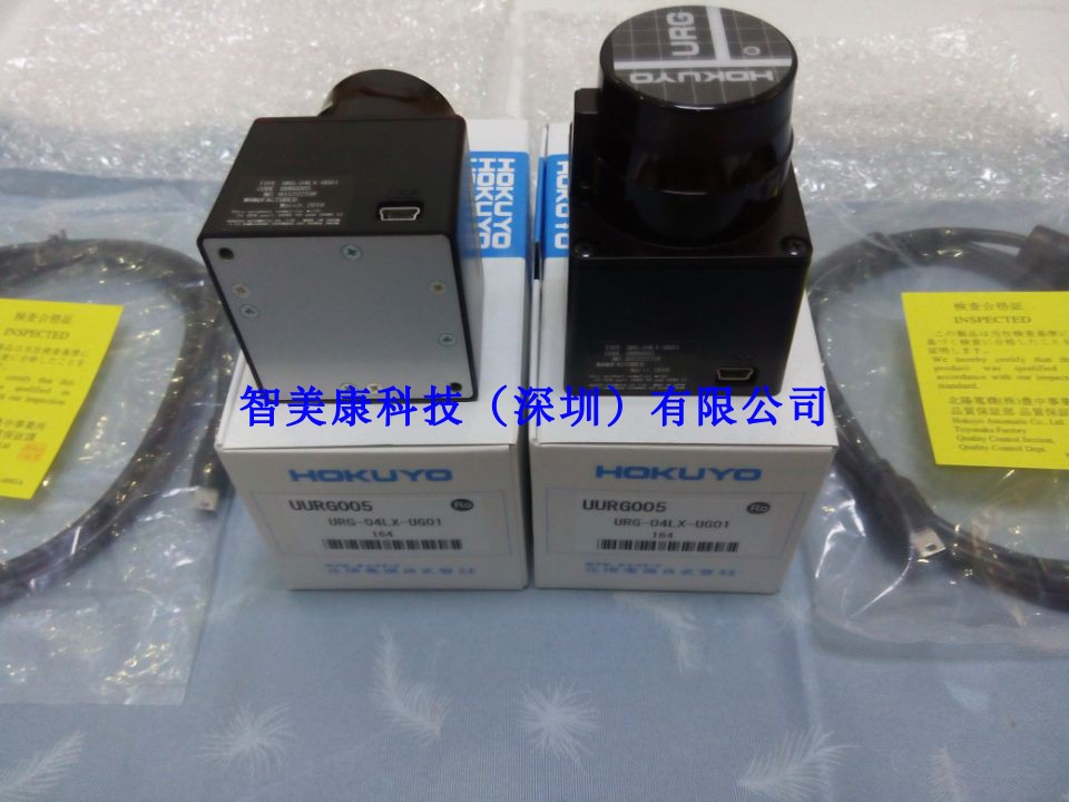 日本北阳HOKUYO代理URG-04LX-UG01机器人AGV用4米半径二维激光雷达