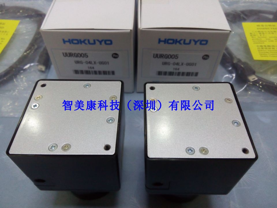 日本北阳HOKUYO代理URG-04LX-UG01机器人AGV用4米半径二维激光雷达