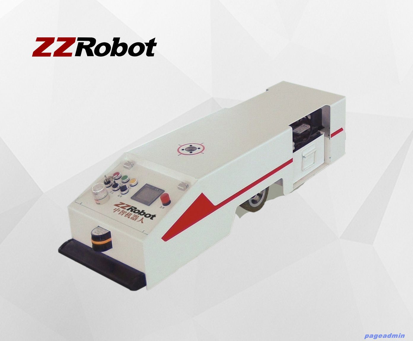 尾部单向牵引AGV