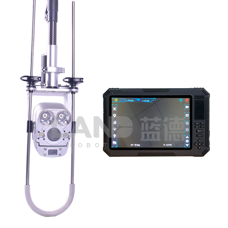 管道内窥镜，管道QV潜望镜，管道检测设备  www.landrobots.com