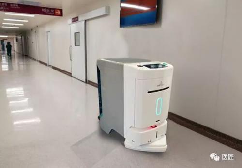 黑科技|物流机器人在医院上岗 助力医院智能化建设
