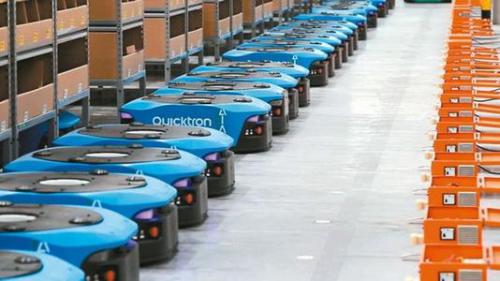 管理订单的智能仓库 最新的机器人技术