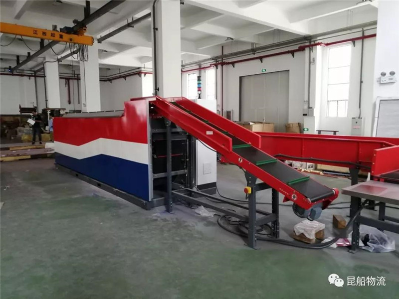 【泰国物流展】昆船物流公司脱胎换骨的直线交叉带分拣机整装待发