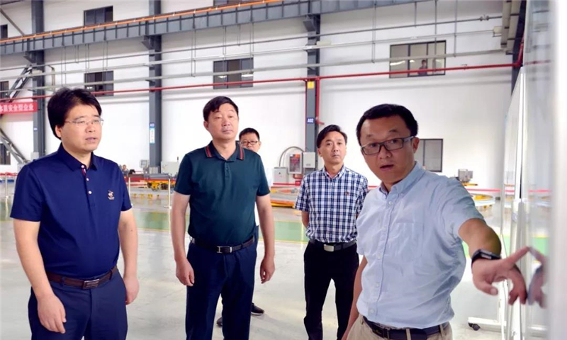 芜湖空港投资发展有限公司总经理曹小明到昆船调研